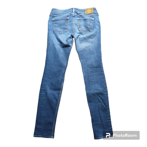 True Religion Women's Jeans Color Blue Size 28 Style Number Stella Mid-Rise - Picture 5 of 10